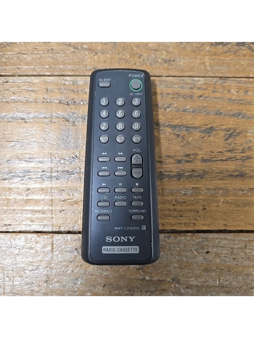Sony RMT-CZW200 Remote Control OEM fr CFDZW155 CFDZW160 CFDZW165 No Back Cover